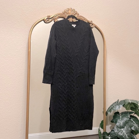 Nordstrom Wool Blend Sweater Dress Size M - Picture 2 of 6